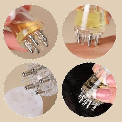 Hair Oil Applicator | Scalp Massager Applicator