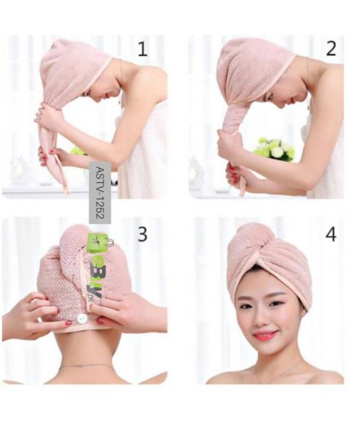 Magic Hair Drying Towel (PACK OF 2 )