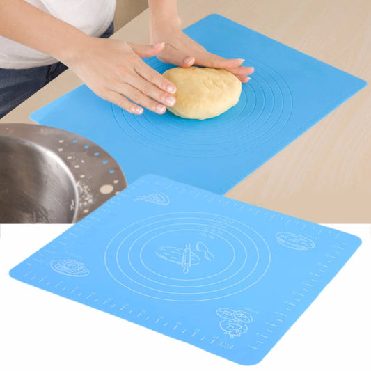"Non-Stick Silicone Dough & Baking Mat – Perfect for Rolling, Kneading & Baking!"