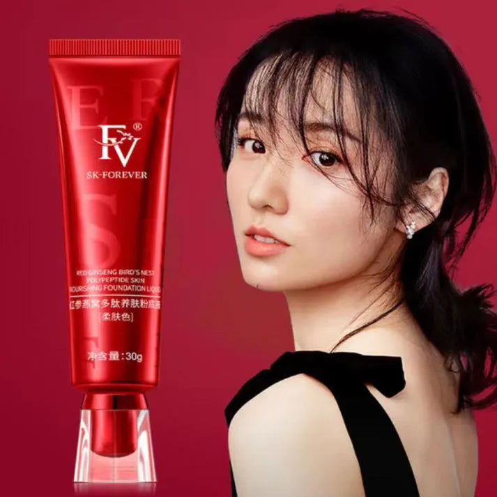 FV Liquid Foundation Makeup, Full Coverage Oil Control Flawless 12 Hour Long Lasting Concealer Matte Foundation