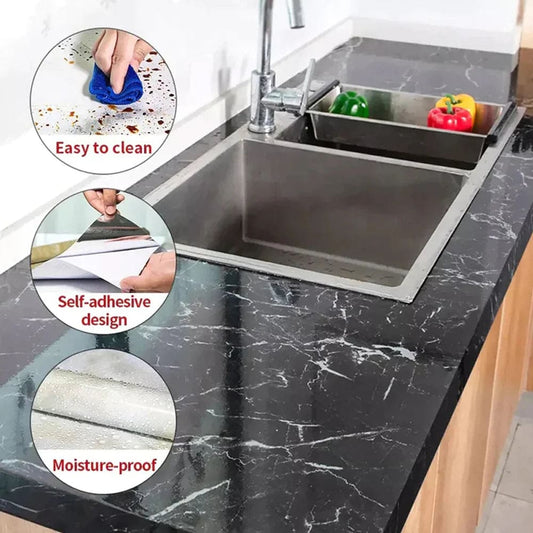 Waterproof Kitchen Sheet | Luxury Self-Adhesive Marble Sheet