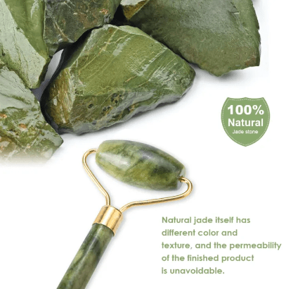 Real Stone Jade Roller and Gua Sha