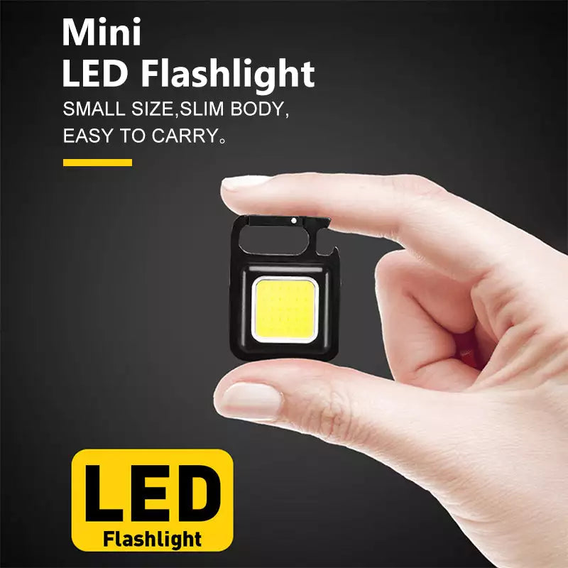 Cob Rechargeable Keychain Light
